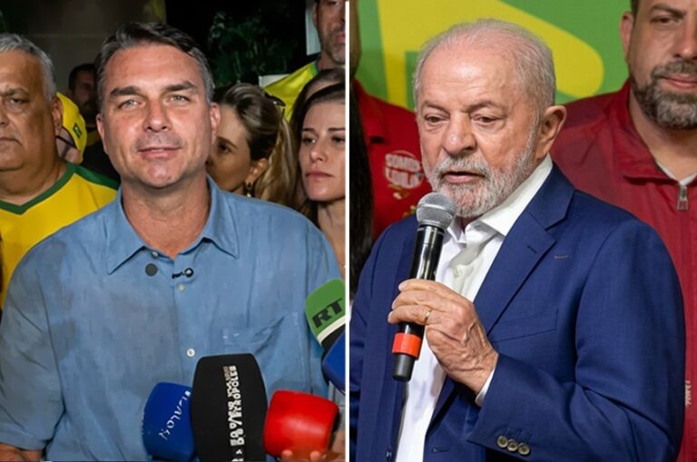 Flávio Bolsonaro e Lula disputam o 2º turno das eleições para presidente